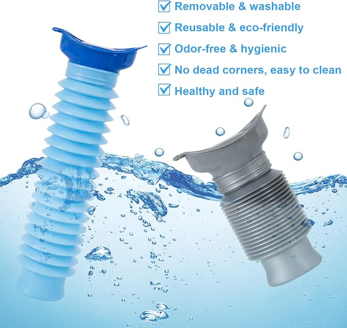 Pee Bottles for Men,Portable Urinal for Men,Collapsible Urine Bottle 750ML | Car Urinals for Men and Women,Emergency Urinal Bottle Shrinkable Pocket Toilet for Travel,Camping,Traffic Jam,Road Trips