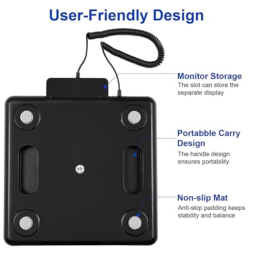 TIPRE Shipping Scale 440lbs for Packages,Lightweight Carbon Fibre Heavy Duty Digital Postal Scale,0.5 oz High Accuracy Commercial Scale with Charging Cable & Batteries for Small Business,Warehouse