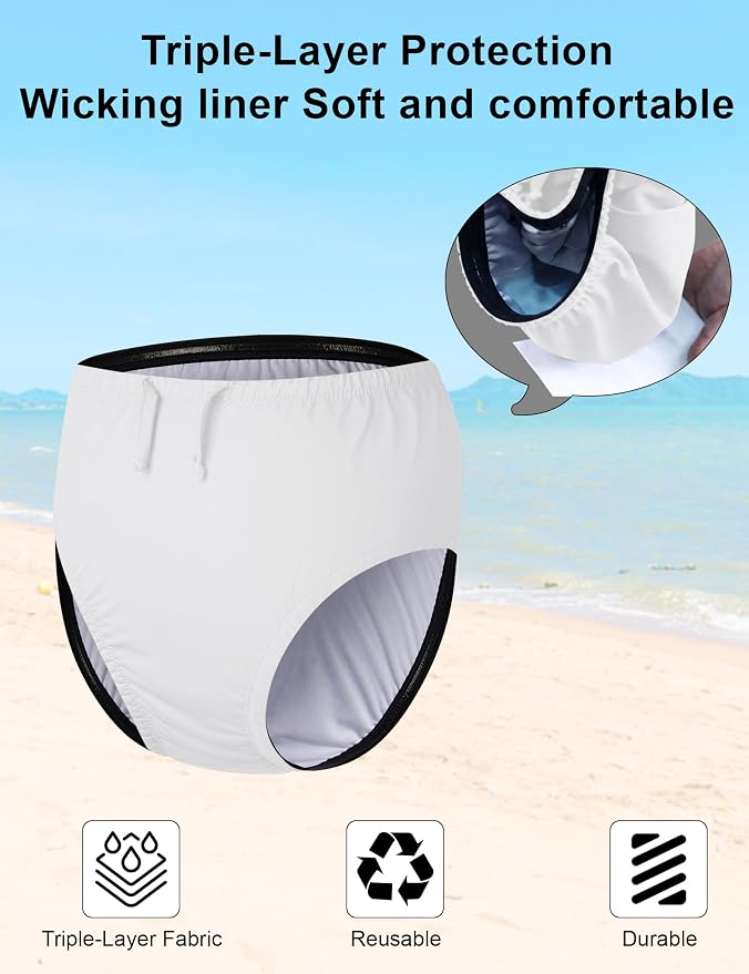 Special Needs Reusable Swim Diapers - Waterproof, Leakproof, Unisex