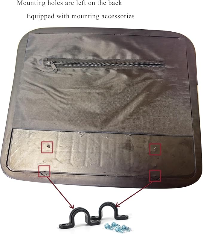 YZRYXHWL Rollator Seat Cushion, 14.1 "x12.2 Replacement, Ergonomic Seat is More Comfortable (1Ea Black) (PU Cushion)