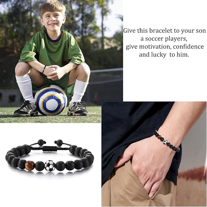 Baseball/Soccer/Basketball/Hockey/Golf/Football Bracelet Gifts for Boys Men