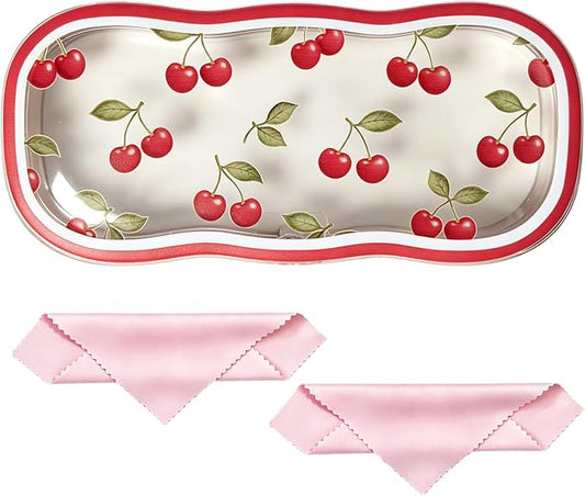 Glasses Case Hard Shell, Clear Eyeglass Case, Cute Holder for Sunglasses and Reading Glasses