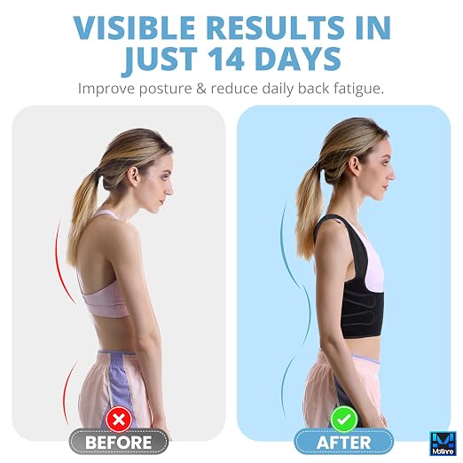 Posture Corrector for Women & Men – Adjustable Back Brace for Alignment, Pain Relief & Back Support – Premium Back Posture Trainer for Improved Posture