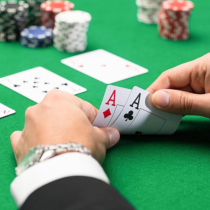 Fanwer Playing Cards Large Print 12 Pack, Jumbo Poker Playing Cards for Seniors, Vision Impaired, Low Vision Crowd, Deck of Cards for Blackjack, Euchre, Canasta Cards Game