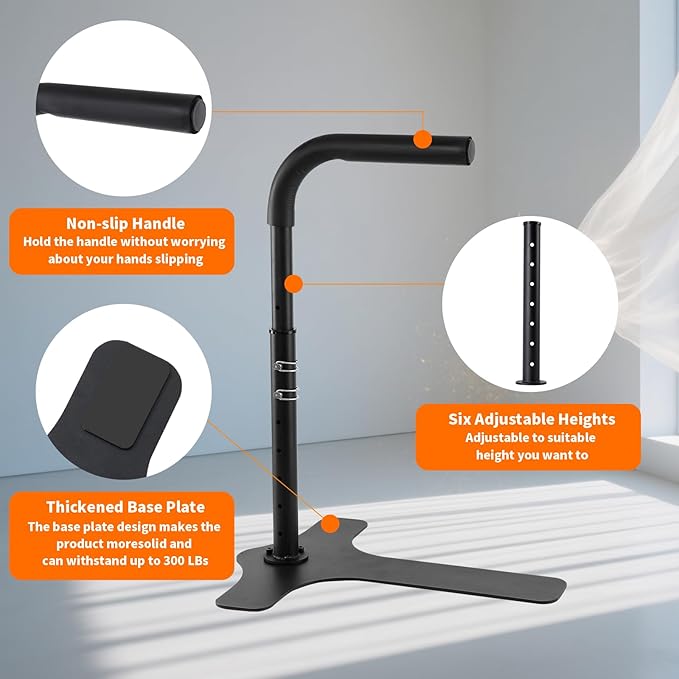 6-Levels Chair Couch Stand Assist Aid for Elderl, Adjustable Couch Cane/Rails/Handles for Seniors Sit to Stand, Sofa Lift Pro Standing Aids & Supports Devices, 400LBS Capacity