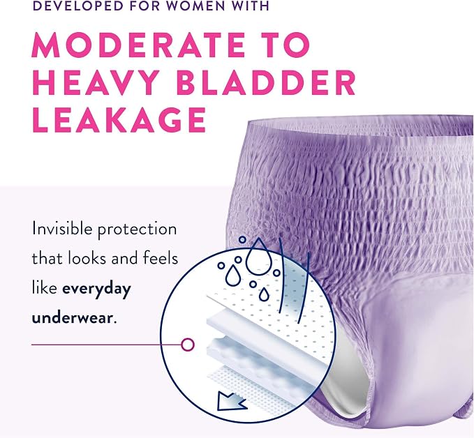 Prevail Proven | 2X-Large Pull-Up | Women's Incontinence Protective Underwear | Maximum Absorbency | 56 Count (package may vary)