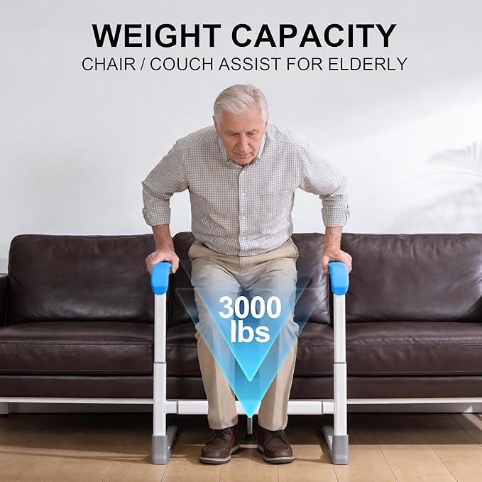 Couch Stand Assist Aid for Elderly, Help Get Up Out from Chairs for Seniors | Adjustable Height and Width