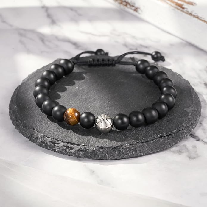 Baseball/Soccer/Basketball/Hockey/Golf/Football Bracelet Gifts for Boys Men
