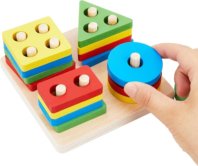 Dementia Activities for Seniors, Wooden Matching Puzzle Board