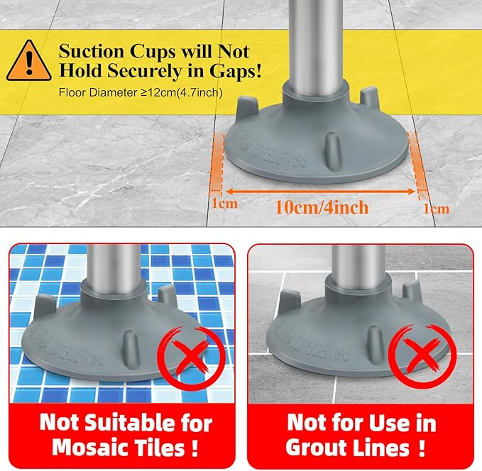 Toilet Safety Rails for Elderly, Adjustable Handicap Toilet Seat with Handles, Sturdy Toilet Support Frame with Arms for Seniors and Disabled
