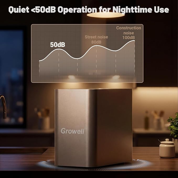 3.2L Electric Kitchen Composter, Smart Odorless, Auto-Cleaning, Low Noise