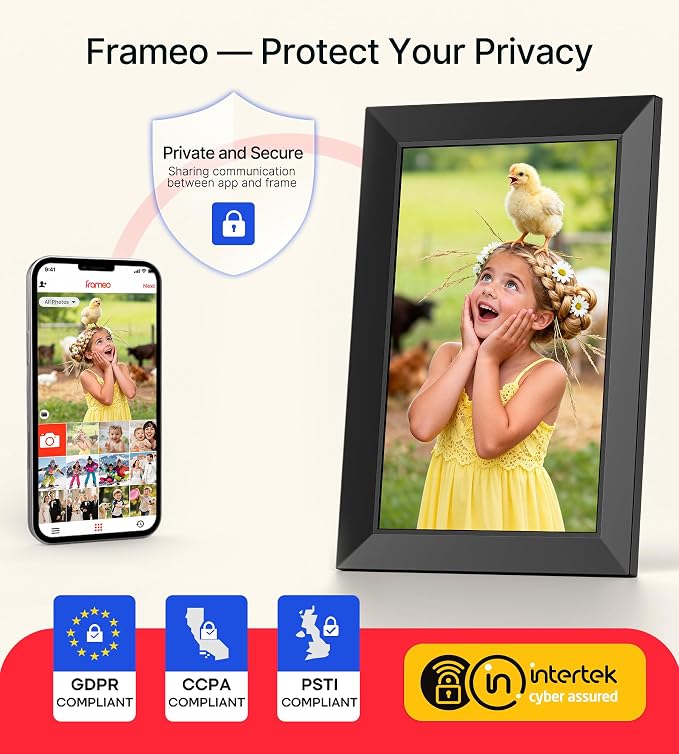 Frameo Digital Photo Frames WiFi 3 Pack