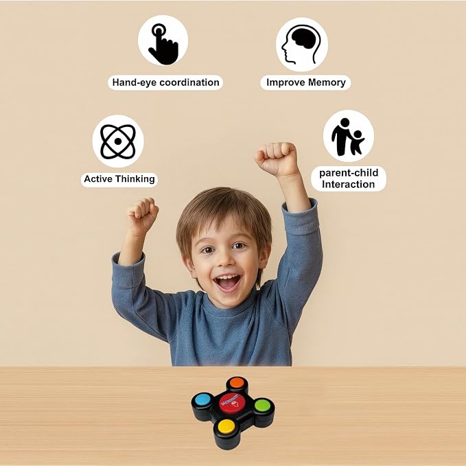 Light & Sound Memory Game – Interactive Electronic Toy for Focus & Reaction Training