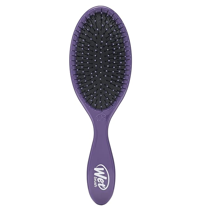 Wet Brush Original Detangler Hair Brush, Purple, For All Hair Textures | Ultra-Soft IntelliFlex Bristles Detangle Wet, Dry & Damaged Hair with Less Breakage, Pain-Free Detangling Brush