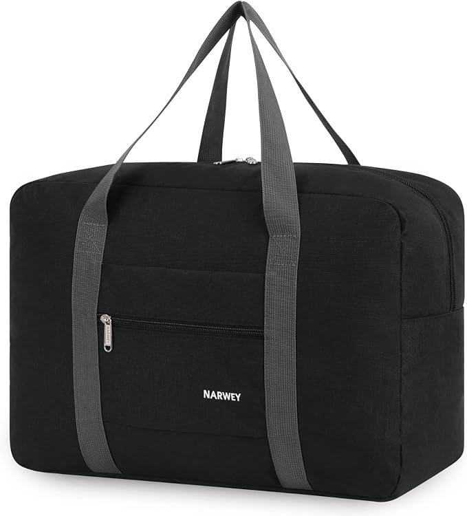 For Spirit Airlines Personal Item Bag Foldable Travel Duffel Bag Tote Carry on Luggage Duffle Overnight for Women and Men