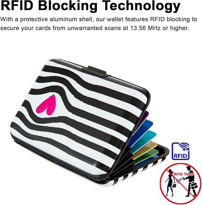 Credit Card Holder Small RFID Blocking Wallet Business Metal Slim Mini Aluminum Hard Case for Women Men