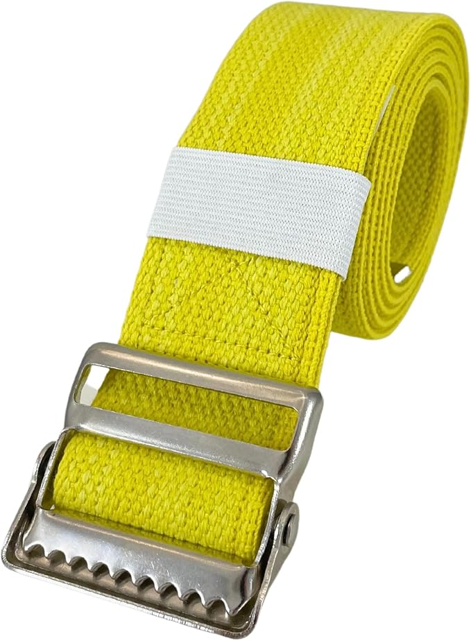 Secure Gait Belt for Seniors with Metal Buckle - Transfer and Walking Standing Aid Elderly, Physical Therapy, Nurses
