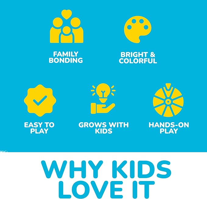 MasterPieces Kids Games - Food Bingo Game - Fun Family Entertainment for Kids and Adults - Educational, Engaging, and Perfect for Game Night, Classroom Activities, and Interactive Play for All Ages