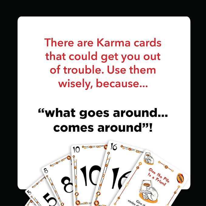 KARMA Playing Card Games for Kids, Family Games Night, Travel Game | Award Winning, Family Game Night, Travel Games, Playing Cards, Screen-Free, Holiday Game