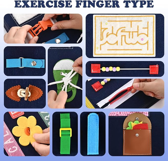 SOFWO Fidget Blanket for Adults with Dementia, Alzheimers Dementia Activities Products for Elderly and Seniors,Gift and Game for Alzheimer’s or Dementia.