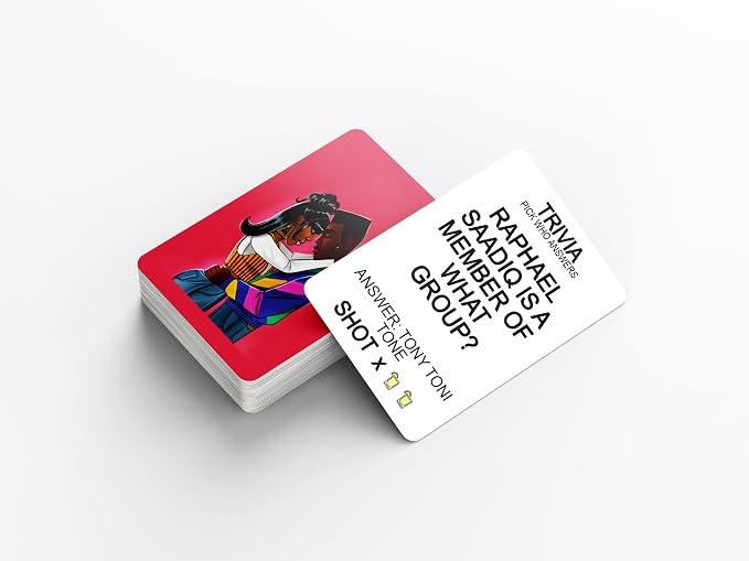 Black Owned Slow Jamz 90s R&B Music Trivia Drinking Game – Elevate Your Game Night with Smooth Throwback Hits and Fun Challenges Urban Trivia for Bachelorette Bachelor Party Games