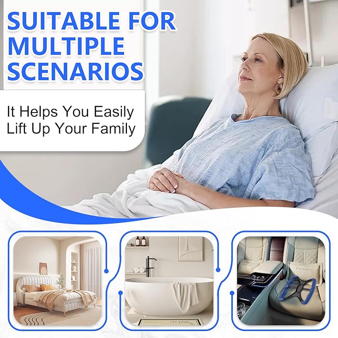 Lift Assist for Elderly,Aids for Disabled and Elderly with No-Slip Grip Handles,Standing Aids & Supports to Transfer Elderly, Senior, Bariatric, Patient Or Disabled,As Seen On Tv(Purple)