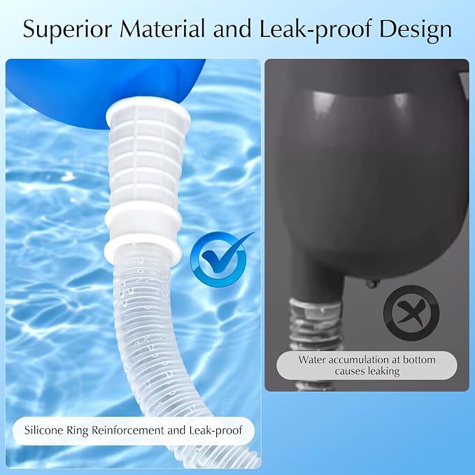 Portable Urinals for Men, OOCOME Men Urinal Bottle Spill Proof Reusable Male Pee Bottle Camping Toilet Thicken Men's Potty 2000 ml 47.2" Long Tube with Lid
