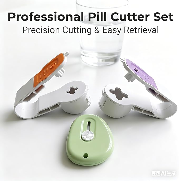 Pill Extractor Tool, Blister Pack Opener, No Touch Pill Remover for Elderly,