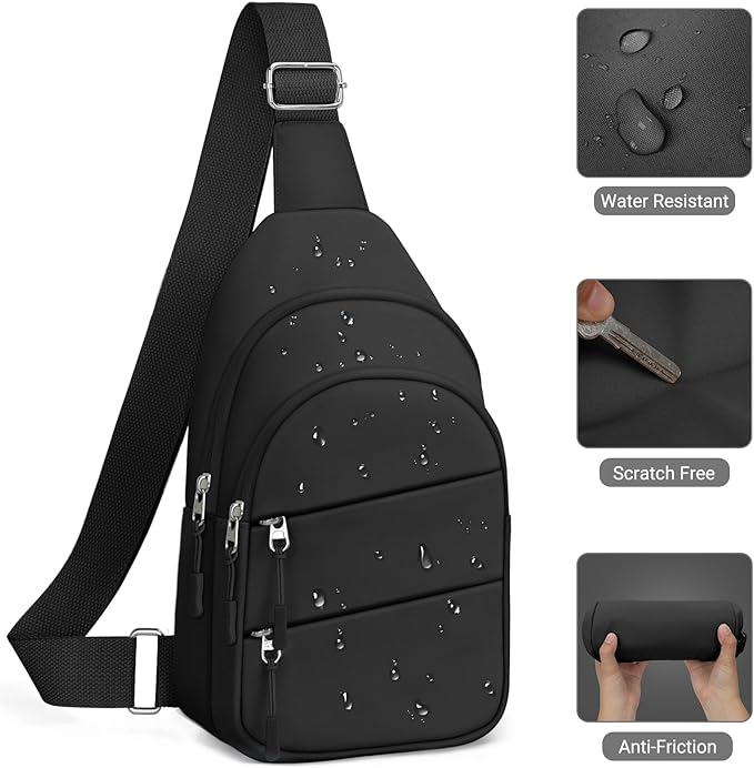 Tuwubi Crossbody Bags for Women, Sling Bag for Men | Small Hiking Backpack Shoulder Bag Lightweight for Outdoors Travel