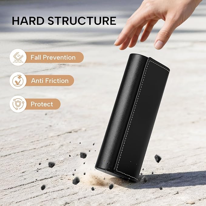 Sightor Glasses Case, 2 Pcs Eyeglasses Case Hard Shell Travel Sunglasses Case Reading Hard Glasses Cases for Women Men
