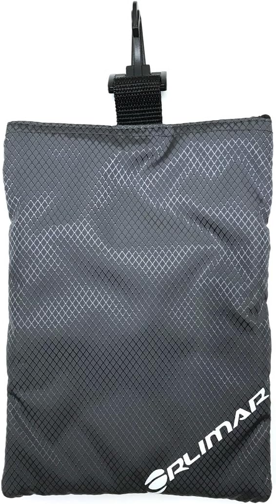 Orlimar Detachable Golf Accessory Pouch, 3 Zippered Pockets for Valuables and Golf Accessories, Clips to Your Golf Bag for Extra Storage and Easy Access.