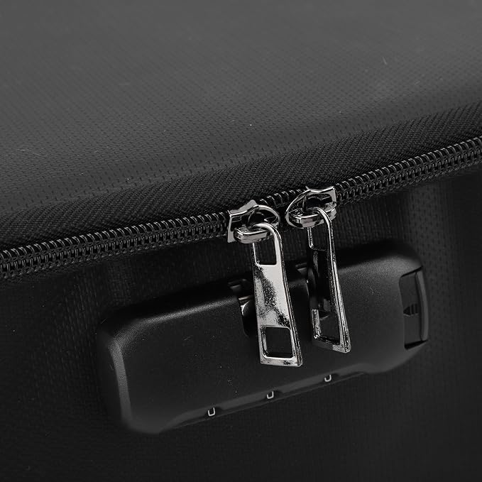 Multifunctional and Fireproof Document Box with Lock, Portable Secure File Storage Case for Home and Office, Stylebestosaxt268gf