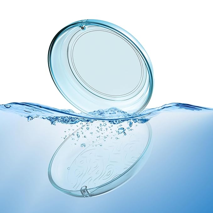 Retainer Case, Cute Retainer Case with Magnetic Closure Hinged Lid for Invisalign, Braces, Night Guard and Mouth Guard Case Holder Container, with Aligner Remover Tool, Chewies & Brush (Blue)