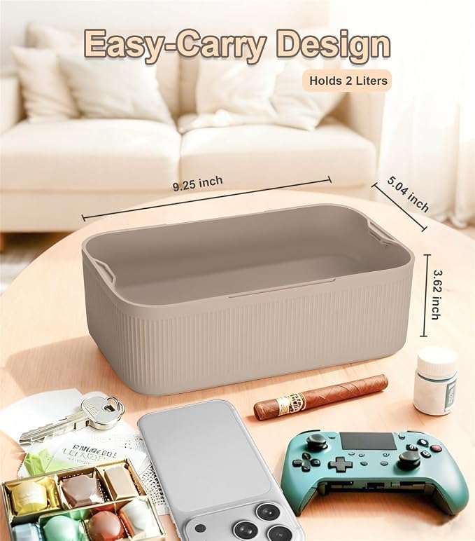 Small locked box for Med, Small medicine lockbox with code, Lockable Storage Box with Combination for for Pills, Locked Container for Home/Fridge/Office/School/Travel/Gifts