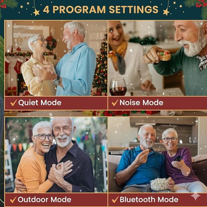 Eara Explore Li+ Rechargeable OTC Hearing Aids – Self-Fitting, Bluetooth 5.0 with Phone & Music Streaming | App-Controlled, Receiver-in-Canal (RIC) Design | FDA-Registered for Seniors and Adults 2025