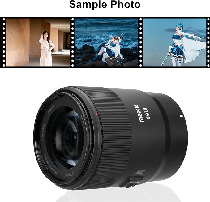 Meike 85mm f1.8 SE II Full Frame STM High Resolution 8K Auto Focus Medium-telephoto Lens Fixed Prime Portrait Lenses for Nikon Z Mount Mirrorless Cameras Z5 Z6 Z7 Z6II Z7II Z9 Z30 Z50 Z fc