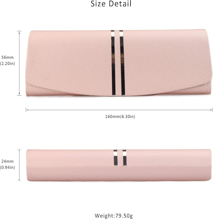 LifeArt Eyeglass Case Hard Shell, Portable Sunglass Case, Fashionable PU Leather Eyeglass Case, Lightweight