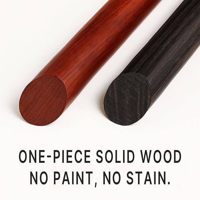 Solid Wood Walking Cane – Handcrafted Wooden Walking Stick with Ergonomic Handle, Durable & Elegant, Gift Set for Men & Women