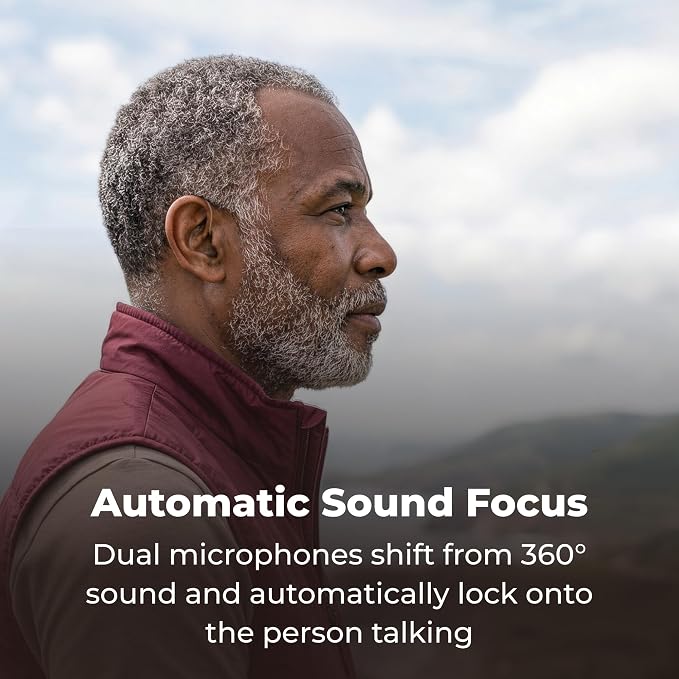 Lexie B3 OTC Hearing Aids Powered by Bose Sound Technology for Superior Speech Clarity - Rechargeable, Customizable, Universal Bluetooth Streaming - Receiver-in-Canal-Style Plus Lexie Expert Support