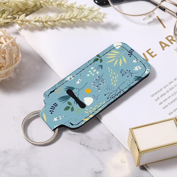 Chapstick Holder Keychain Lip Balm Holder with Clip