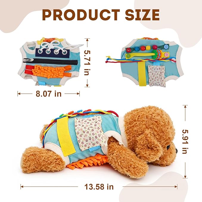 Dog Fidget Blanket, Dementia Products for Elderly, Best Gifts for Elderly Dementia Patients