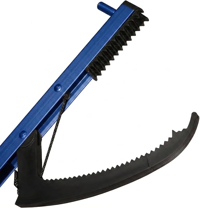 Rehabilitation Advantage 26" Reacher Grabber Tool Set of 2, Blue | 26" Aluminum Reacher Set with 3" Jaw, Magnetic Tip, Ergonomic Grip, Lightweight, Rust-Proof, Blue, 2-Pack.