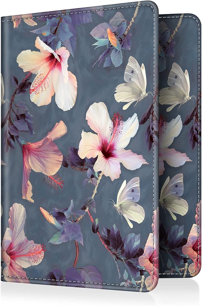 FINTIE Passport Holder, Slim Travel Wallet RFID Blocking Card Case Cover | Passport Cover Protector Essentials with Credit Card Slots, For Women/Men
