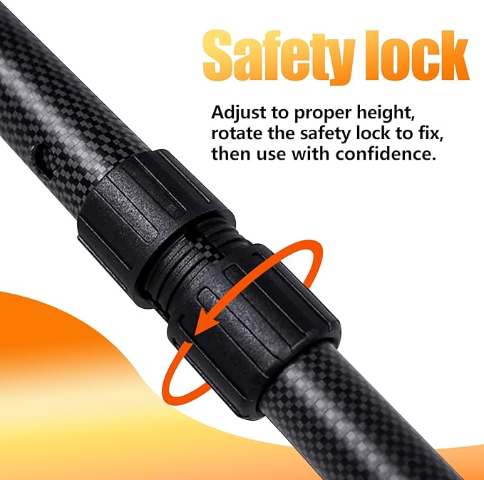 Folding Carbon Fiber Cane with Ergonomic Wooden Handle - Adjustable & Lightweight Easy to Carry Walking Stick for Elderly Men and Women, Travel Cane,Seniors Mobility Aid for Balance and Stability