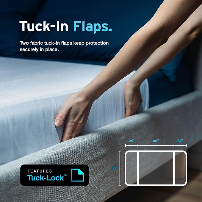 AYDMED Premium Bamboo Washable Incontinence Bed Pad with Tucks | for Queen Beds | Maximum Absorbency Washable Underpad | Waterproof Reusable Mattress Protector Underpad for Adults, Children & Babies
