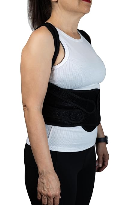 Adjustable Posture Corrector for Women and Men, Shoulder Straightener, Adjustable Full Back Support, Back Brace, Upper and Lower Back Pain Relief - Scoliosis, Hunchback, Hump, Thoracic, Spine Corrector. HSA / FSA Eligible.