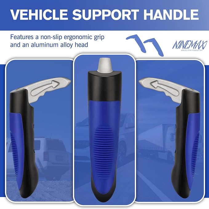 Car Door Assist Handle for Elderly & Handicap, Portable Car Cane (1pc) | Stable Support for Easy Vehicle Entry, Universal Fit for Most Cars, Lightweight & Portable, Non-Slip Grip, Tool-Free Setup