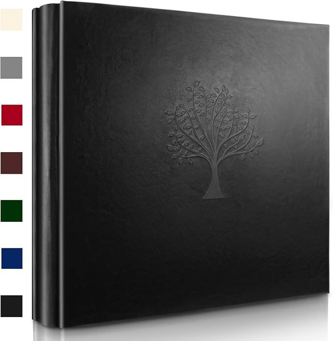 Photo Album 4x6 600 Pockets Photos, Large Capacity Leather Cover Photo Book | Slip-In Horizontal & Vertical Pockets Acid-Free Waterproof Picture Albums Great for Family Baby Wedding Holiday & Anniversary