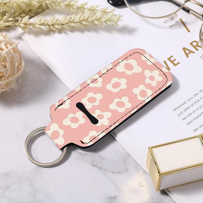 Chapstick Holder Keychain Lip Balm Holder with Clip