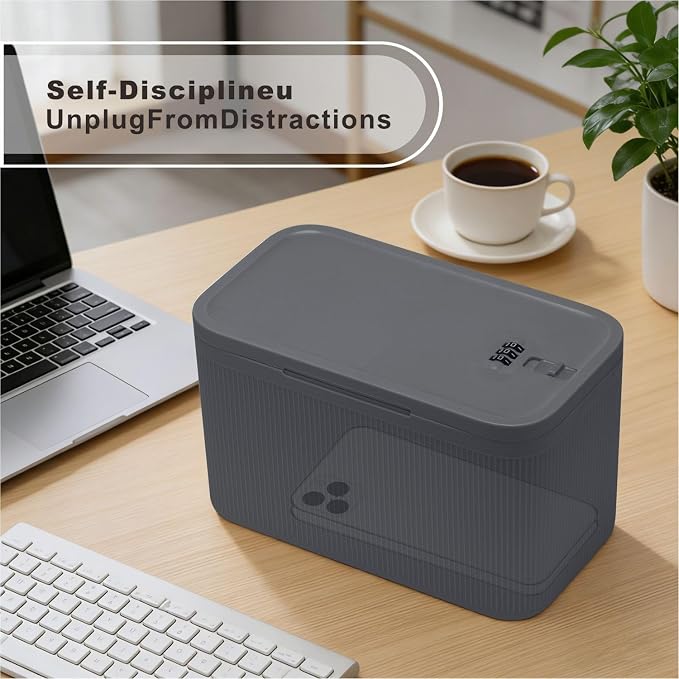 Upgraded Medicine Lock Box with Combination Lock, 3L Larger Capacity Lockable Storage Box for Medication, Pills & First Aid Supplies, Box with Lock for Home, Fridge, Dorm, Office, Snacks, Phones